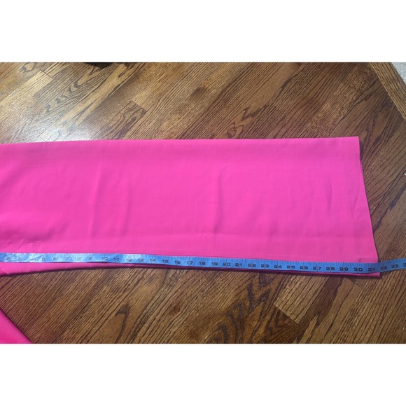 NEW Sezane | Editions Tymo Wide Leg Trousers in Hot Pink Wool Blend Sz 6/38 - Picture 8 of 11